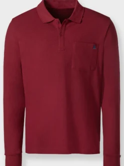 Langarm-Poloshirt