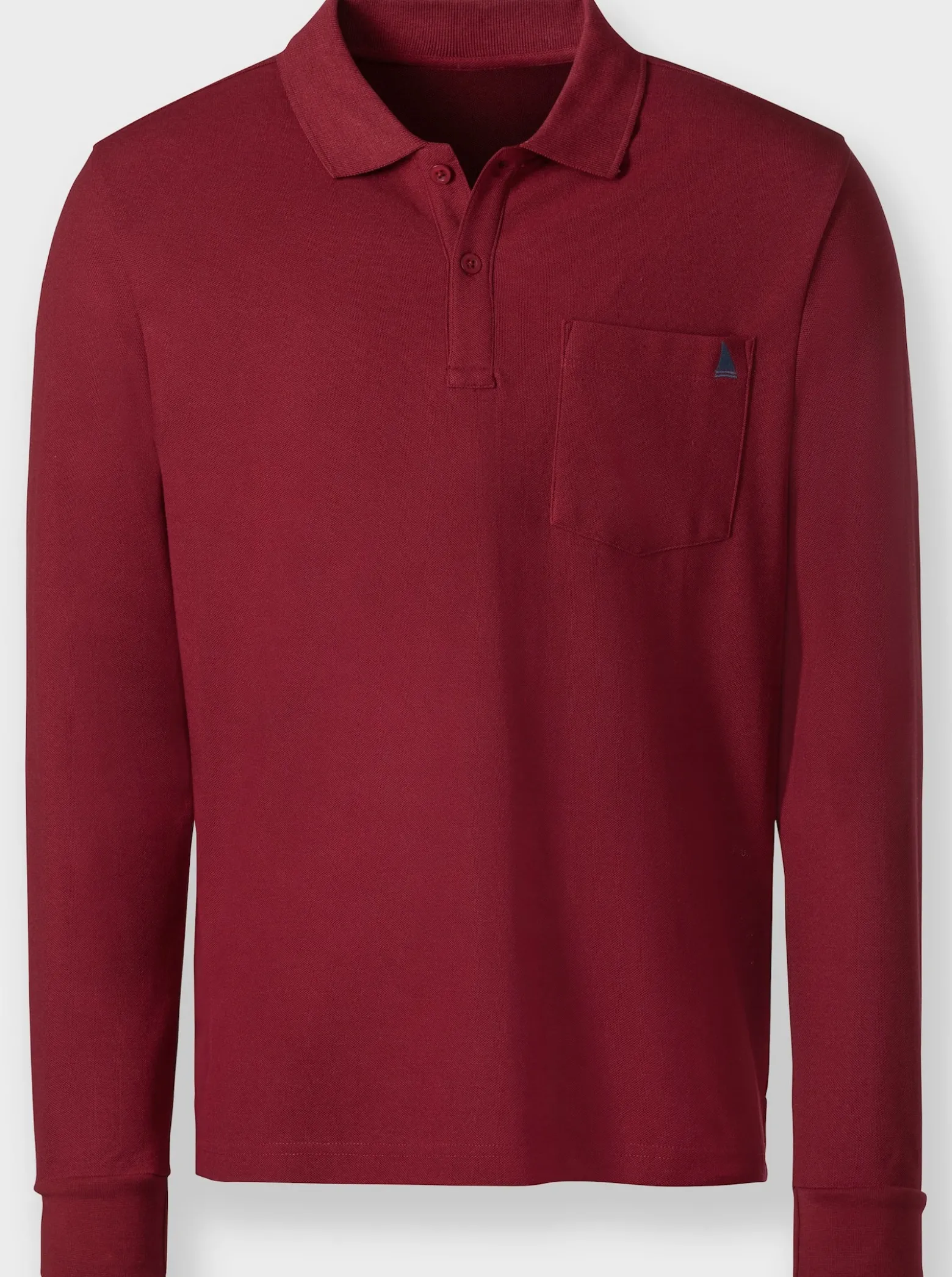 Langarm-Poloshirt
