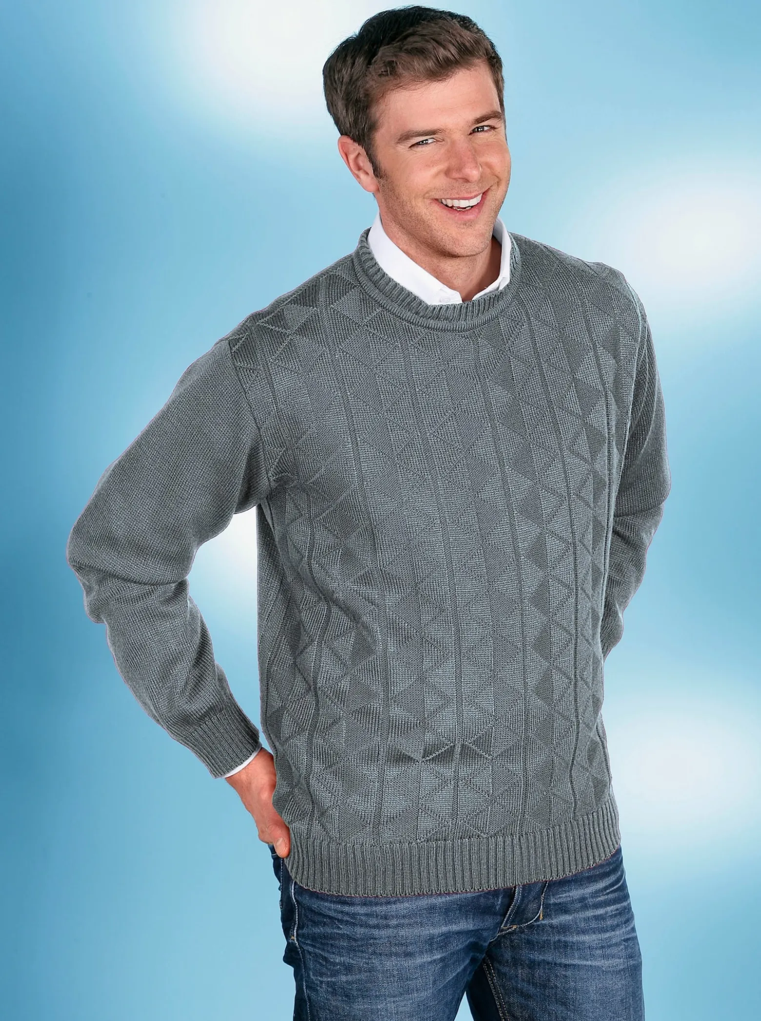 Langarm-Pullover