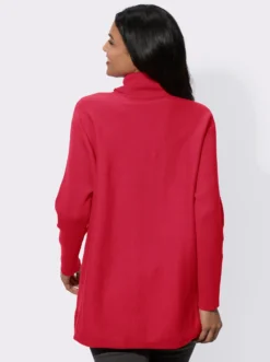 Langarm-Pullover mit Fledermaus-Ärmeln