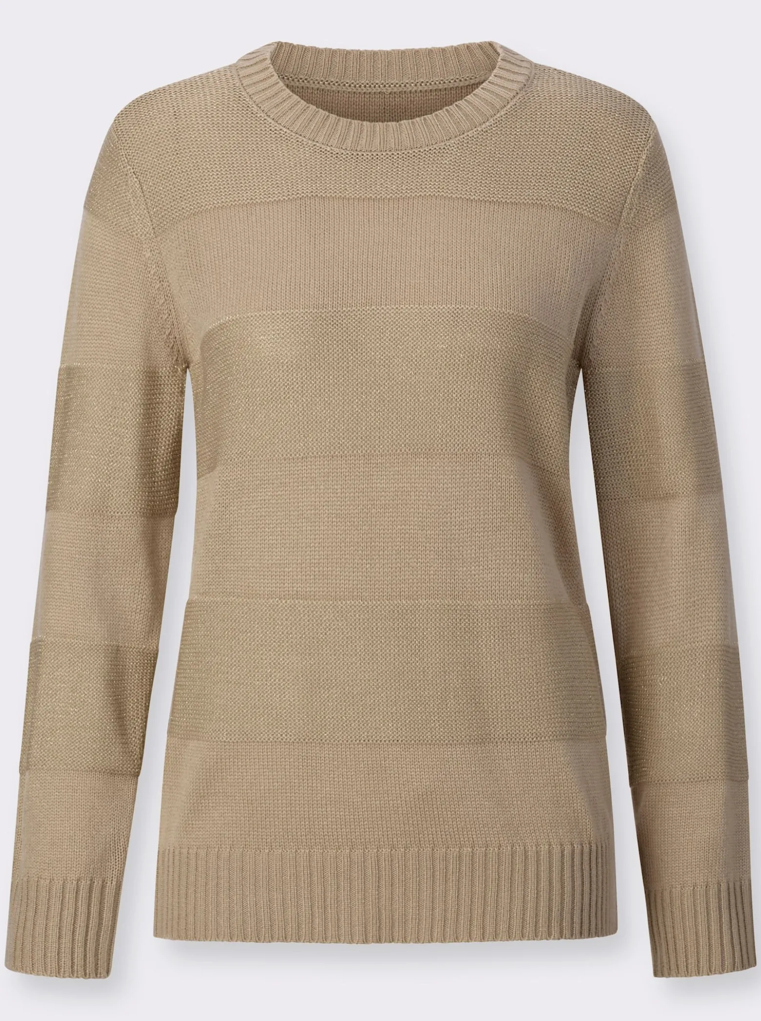 Langarm-Pullover mit Glitzergarn