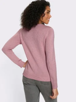 Langarm-Pullover mit Jacquard-Muster