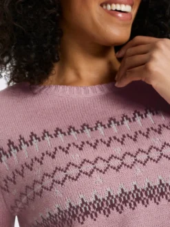 Langarm-Pullover mit Jacquard-Muster