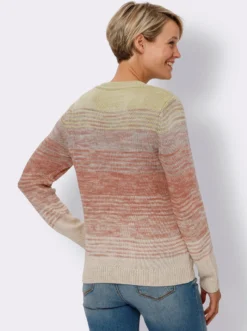 Langarm-Pullover mit Rundhals