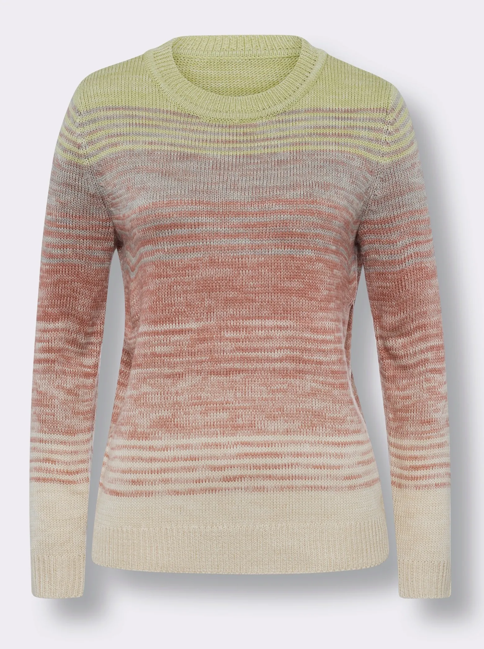Langarm-Pullover mit Rundhals