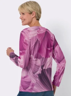 Langarmshirt aus pflegeleichtem Polyester