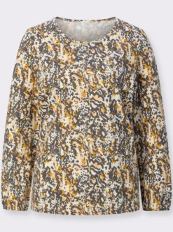 Langarmshirt aus reiner Baumwolle