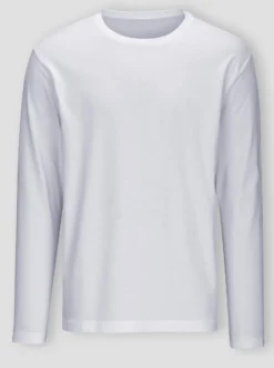 Langarmshirt aus reiner Baumwolle
