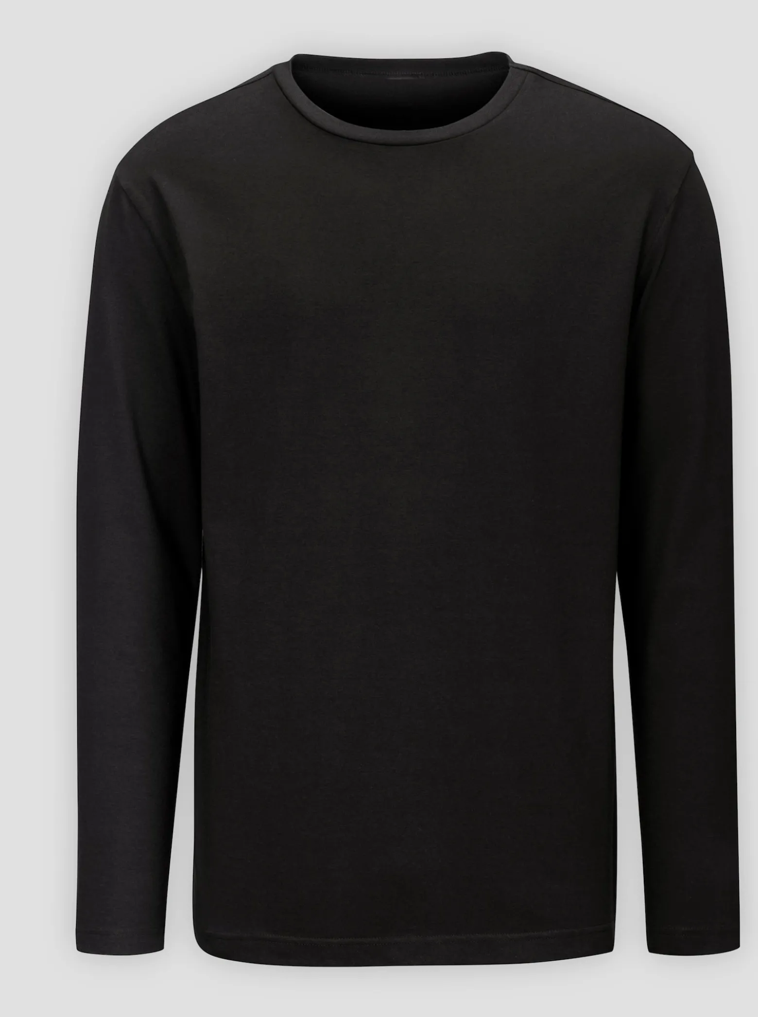 Langarmshirt aus reiner Baumwolle