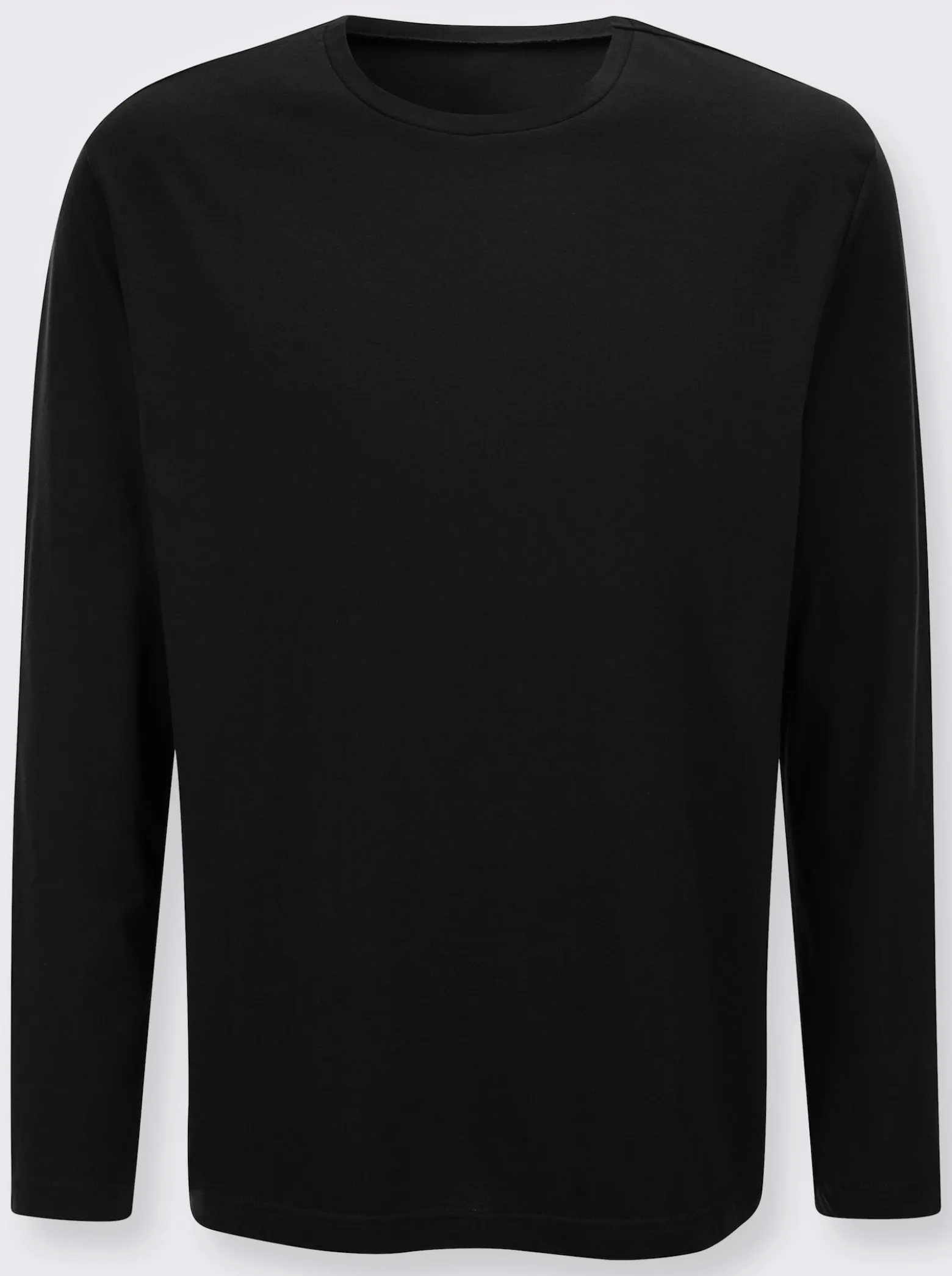 Langarmshirt aus reiner Baumwolle