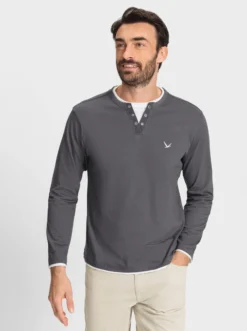 Langarmshirt im Doppelpack