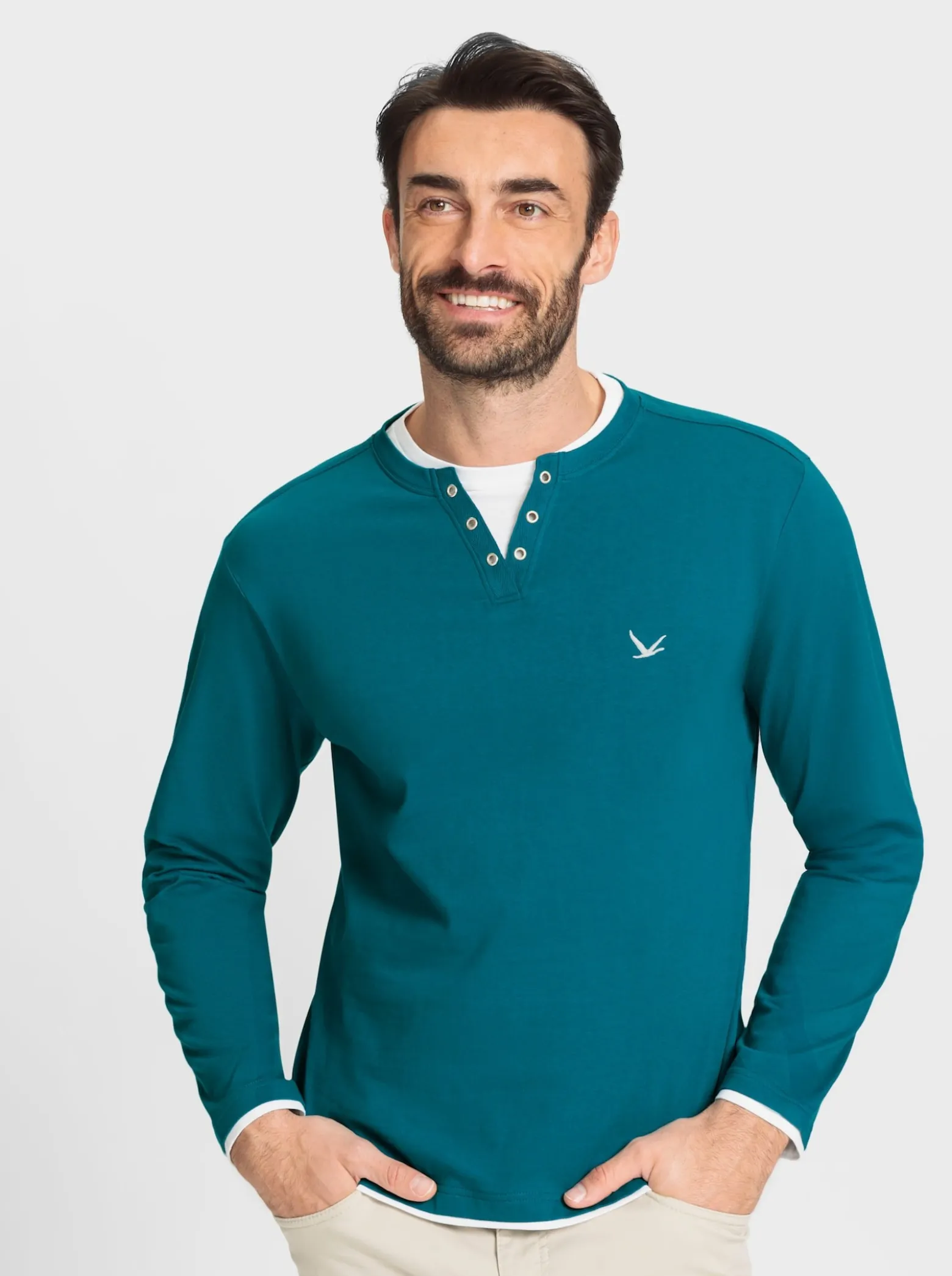 Langarmshirt im Doppelpack