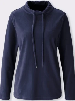 Langarmshirt in Cord-Qualität