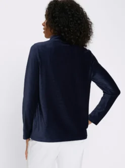 Langarmshirt in Cord-Qualität