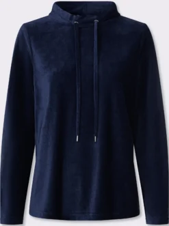 Langarmshirt in Cord-Qualität