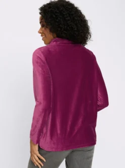 Langarmshirt in Cord-Qualität