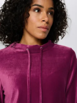 Langarmshirt in Cord-Qualität