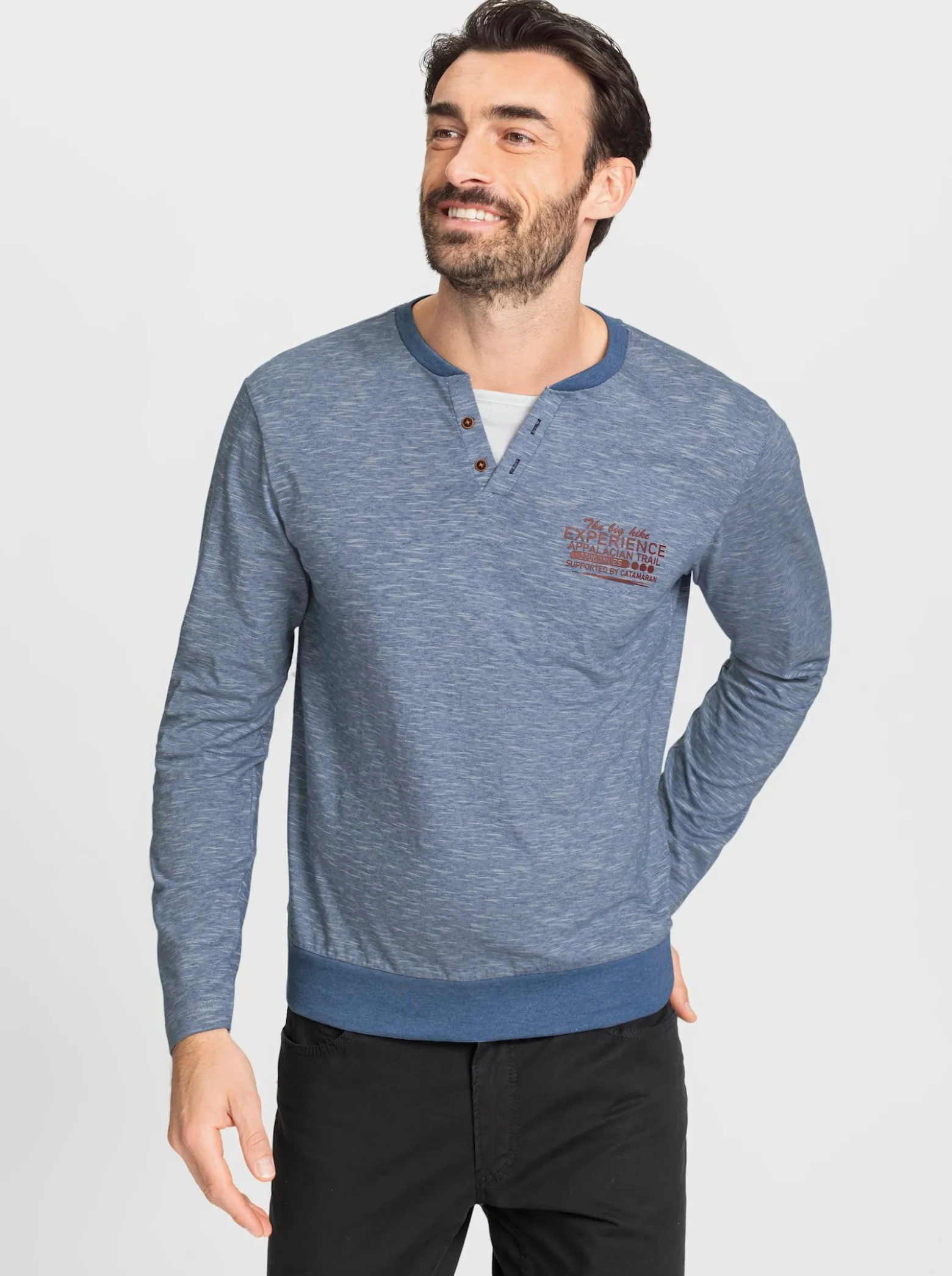 Langarmshirt in 2-in-1-Optik