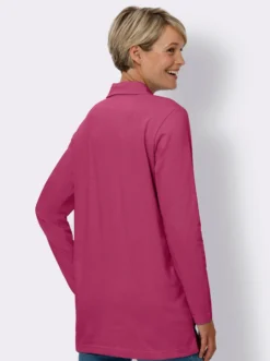 Langarmshirt in Longform