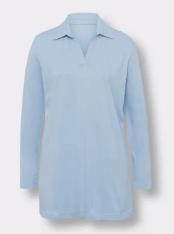 Langarmshirt in Longform