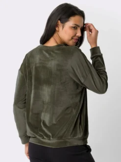 Langarmshirt in Nicki-Qualität