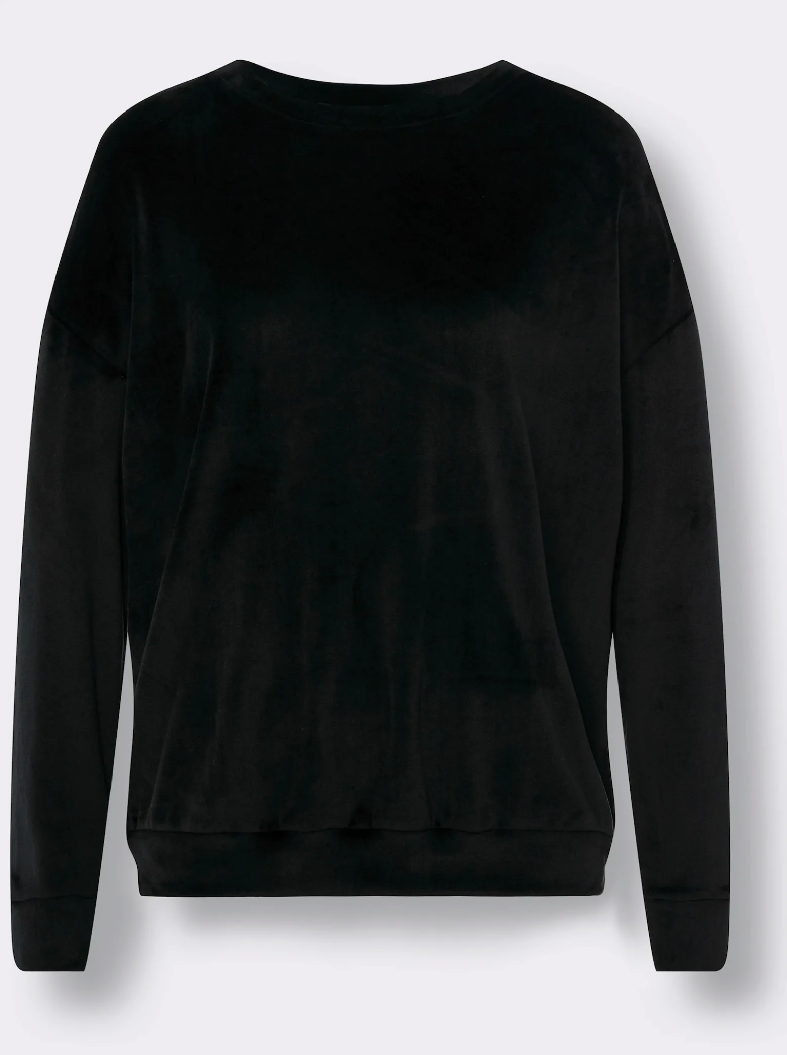 Langarmshirt in Nicki-Qualität