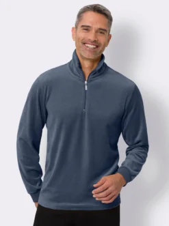 Langarmshirt in Nicki-Qualität