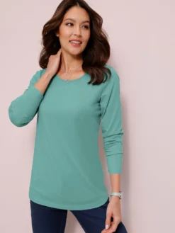 Langarmshirt in weiter Form