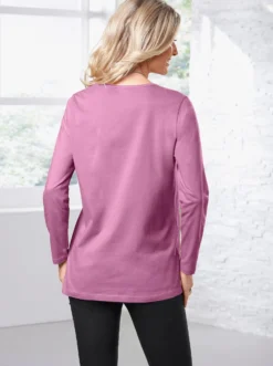 Langarmshirt in weiter Form