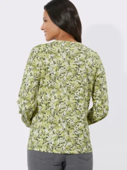 Langarmshirt mit überkreuzten Bändern