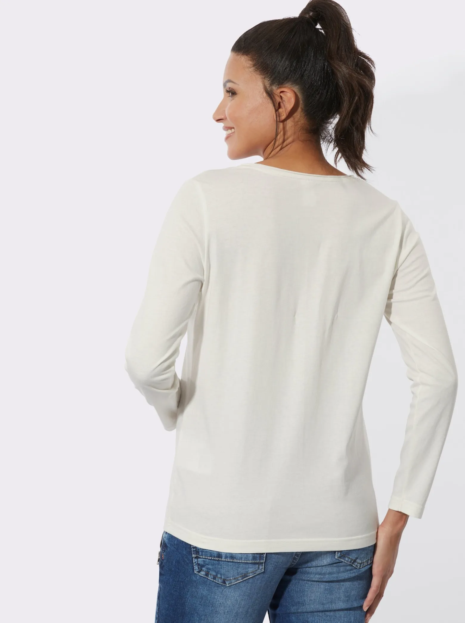 Langarmshirt mit Camouflage-Stern