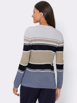 Langarmshirt mit Colour-Blocking