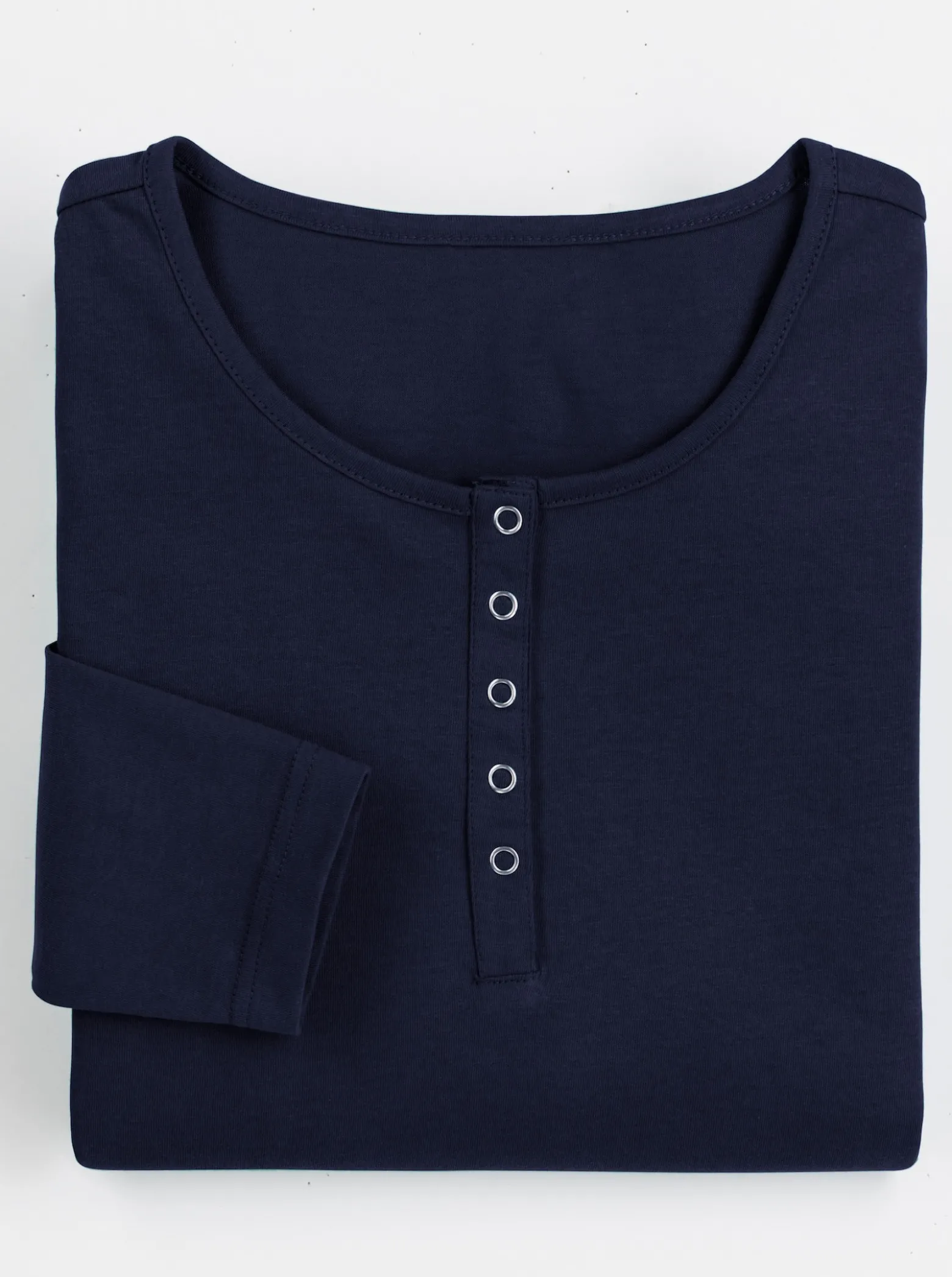 Langarmshirt mit Druckknöpfen