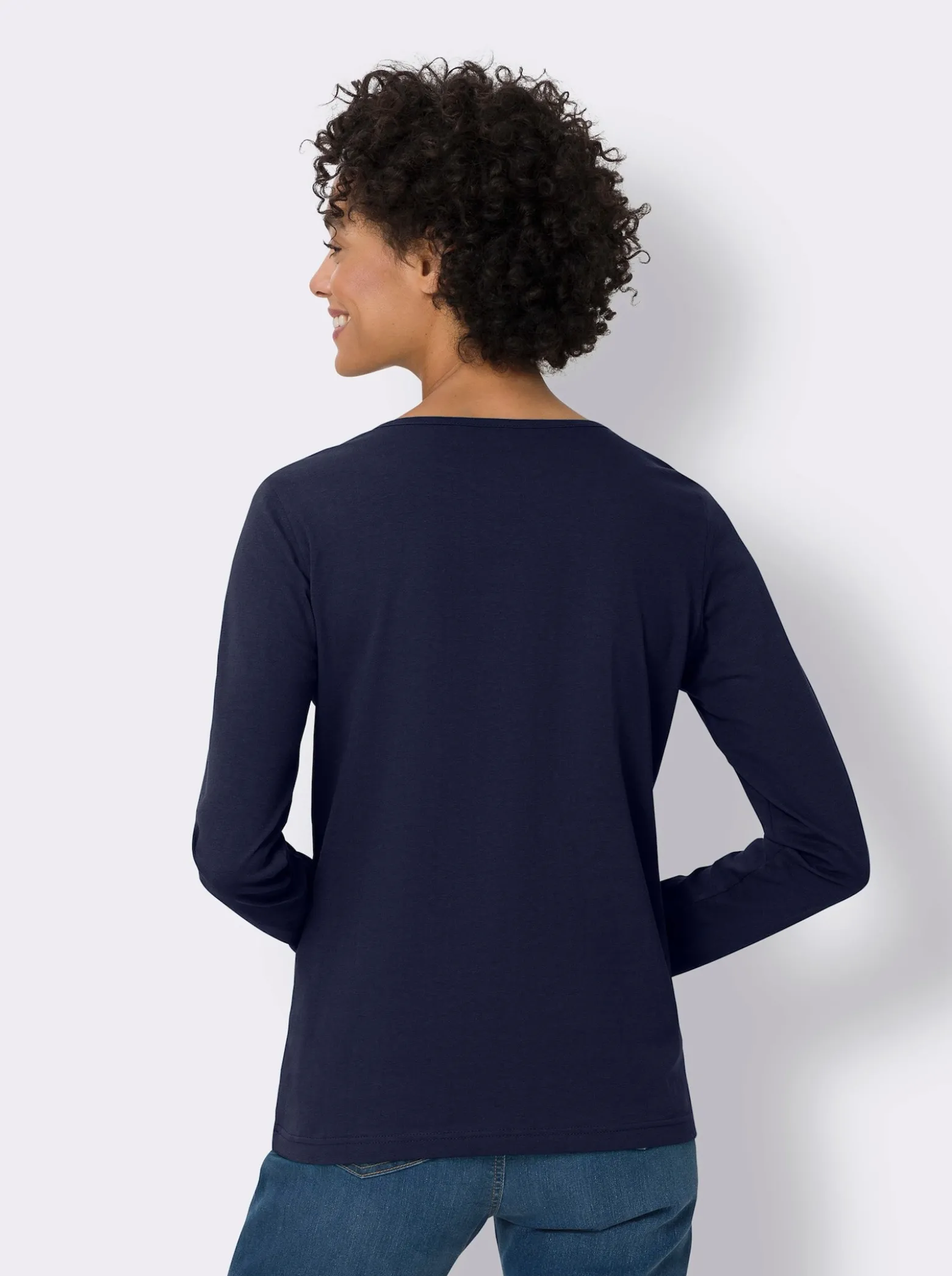 Langarmshirt mit Druckknöpfen