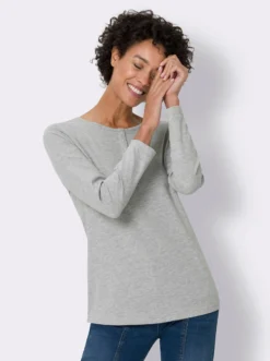 Langarmshirt mit Druckknöpfen