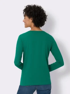 Langarmshirt mit Druckknöpfen
