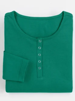 Langarmshirt mit Druckknöpfen