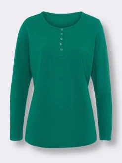 Langarmshirt mit Druckknöpfen