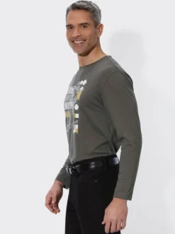 Langarmshirt mit Druckmotiv