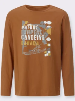 Langarmshirt mit Druckmotiv