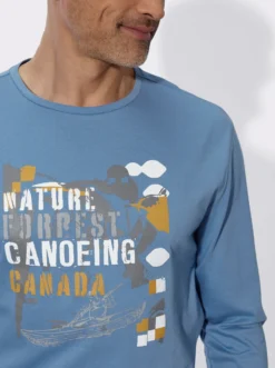 Langarmshirt mit Druckmotiv