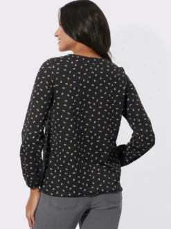Langarmshirt mit elastischen Abschlüssen