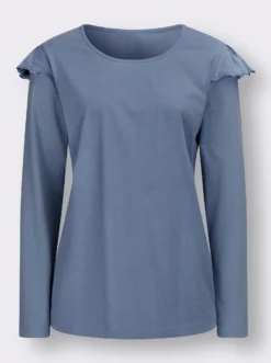 Langarmshirt mit Flügelärmeln