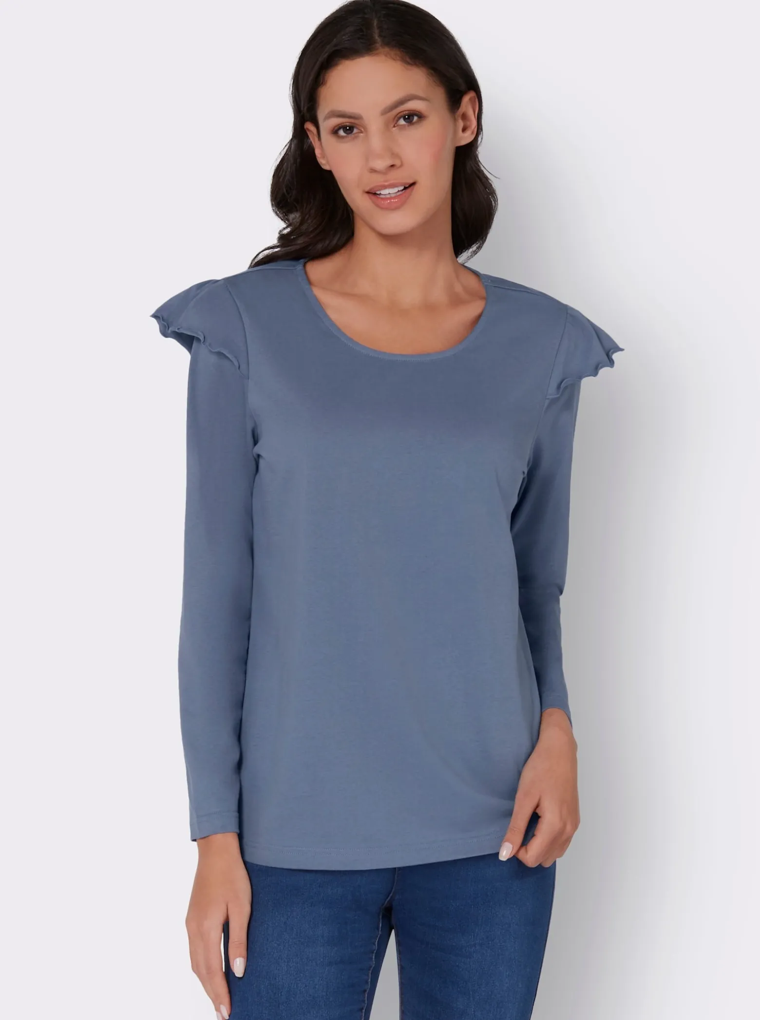 Langarmshirt mit Flügelärmeln