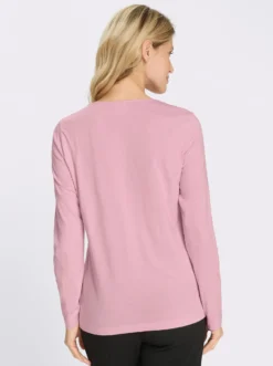 Langarmshirt mit Glitzersteinchen