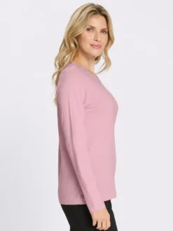 Langarmshirt mit Glitzersteinchen