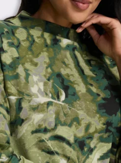 Langarmshirt mit Kelchkragen
