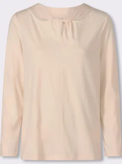 Langarmshirt mit Knoten-Detail
