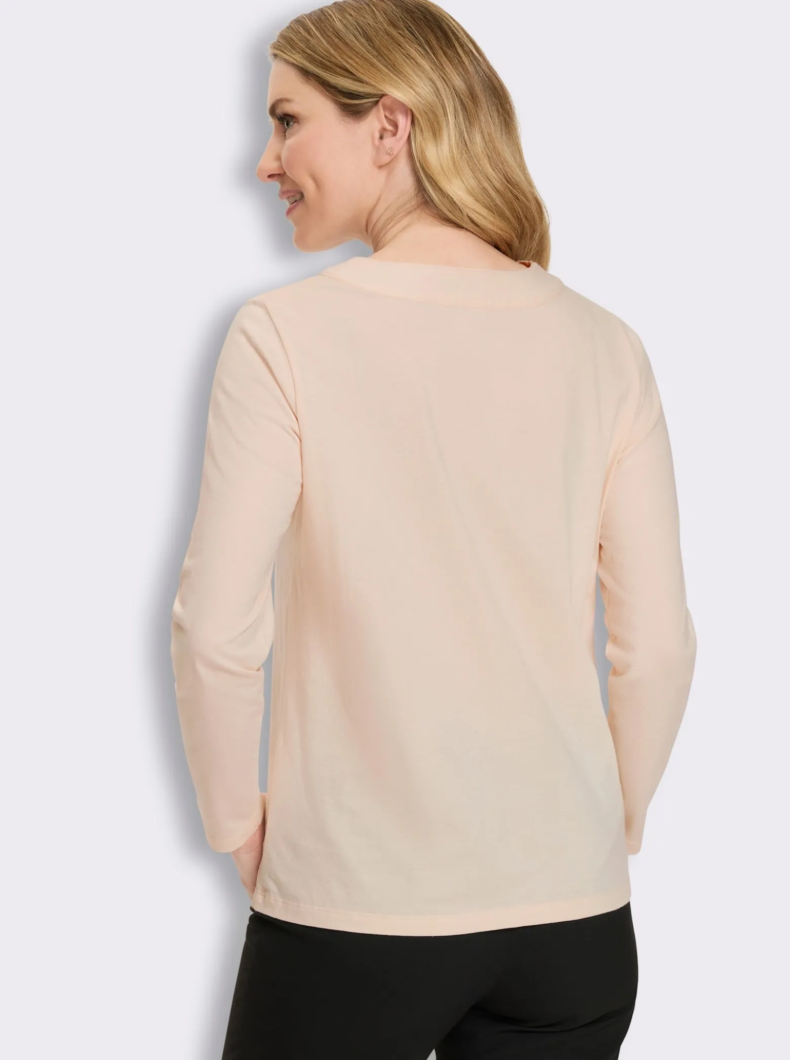 Langarmshirt mit Knoten-Detail
