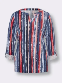 Langarmshirt mit Krempelärmel